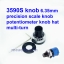 3590S knob 6.35mm precision scale knob potentiometer knob hat multi-turn potentiometer