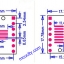 SOP14 SSOP14 TSSOP14 to DIP14 PCB SMD DIP/Adapter plate Pitch 0.65/1.27mm