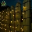 ไฟกระพริบ /ไฟไม่กระพริบ LED สายสีดำ 8 ม. 100 LED