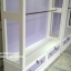 ตู้โชว์แขวนเสื้อ 2 ราว วินเทจ สีขาว สำหรับ บ้าน ร้านค้า