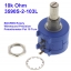 3590S-2-103L 10K Ohm BOURNS Rotary Wirewound Precision Potentiometer Pot 10 Turn