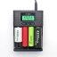 Soshine H4 Digicharger LCD Display Battery Charger+Car Cable For LI-ion 18650 14500 16340 26650