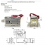 LY-03 DC12V Electromagnetic Lock Small Electronic Locks Drawer กลอนประตู