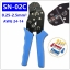 CNLX SN-02C crimping pliers european style terminal clamp self-adjusting capacity 0.25-2.5mm2 14-24AWG perfect crimp hand tools