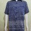 เสื้อลายขอผู้ชาย ผ้าฝ้ายทอลายเนื้อดี สีกรม 4XL อกเสื้อ50 นิ้ว
