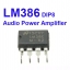 LM386 LM386N-1 Low Voltage Audio Power Amplifier