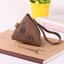 กระเป๋าใส่เหรียญ กระเป๋าใบเล็ก ใส่เศษสตางค์ ทรงสามเหลี่ยม น่ารัก ผ้า canvas หรือ ผ้ายีนส์ ของชำร่วยงานแต่งงาน ราคาถูก no 43634