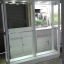 ตู้โชว์ราวเเขวนสูง 2 ราว วินเทจ สีขาว สำหรับบ้าน ร้านค้า