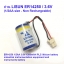 LISUN ER14250 PLC battery 3.6V instrument battery 1/2(AA) Delta PLC battery ER14250h