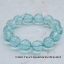 หินมงคล-สร้อยข้อมือลูกปัดหิน อะความารีนเจียรเหลี่ยมตัด ขนาด 19mm. ( 19mm. Facet cut Aquamarine bracelet) หินประจําเดือนเกิดของคนราศีมีน