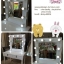 โต๊ะเครื่องเเป้งขนาดเล็ก วินเทจ สีขาว สำหรับบ้านเเละร้านค้า