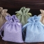 ถุงผ้ากระสอบ สีน้ำตาล สีฟ้า สีม่วง สีเขียว ขนาด 20x30 cm ถุงใส่ข้าวสาร สไตล์ วินเทจ ของที่ระลึก ของขวัญให้ลูกค้าแบบ เก๋ ๆ 98329