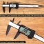 150mm Digital Vernier Caliper Gauge Carbon Fiber Micrometer 0.1mm เวอร์เนีย