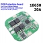 4S 20A 14.8V 18650 lithium battery protection board