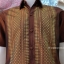 เสื้อผ้าไหมชาย ไหมรุ้งตะวัน สีน้ำตาล ไซด์ M