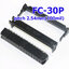 FC-30P 2x15Pin Dual Row Pitch 2.54mm(100mil) IDC Socket Connector Female Header 30-pin cable socket