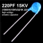 เซรามิค คาปาซิเตอร์ 220pF 15000V 15KV221K 221 15KV high voltage ceramic ceramic capacitor