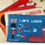 กระเป๋าผ้าแคนวาส ใส่เอกสาร ขนาด A 4 สไตล์ อังกฤษ ธีม I love London กระเป๋าใส่เอกสาร เก๋ ๆ ชุดนึง มี 4 ลาย แบบคลาสสิค 167074