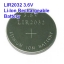 LIR2032 Rechargeable Li-Ion button cell battery