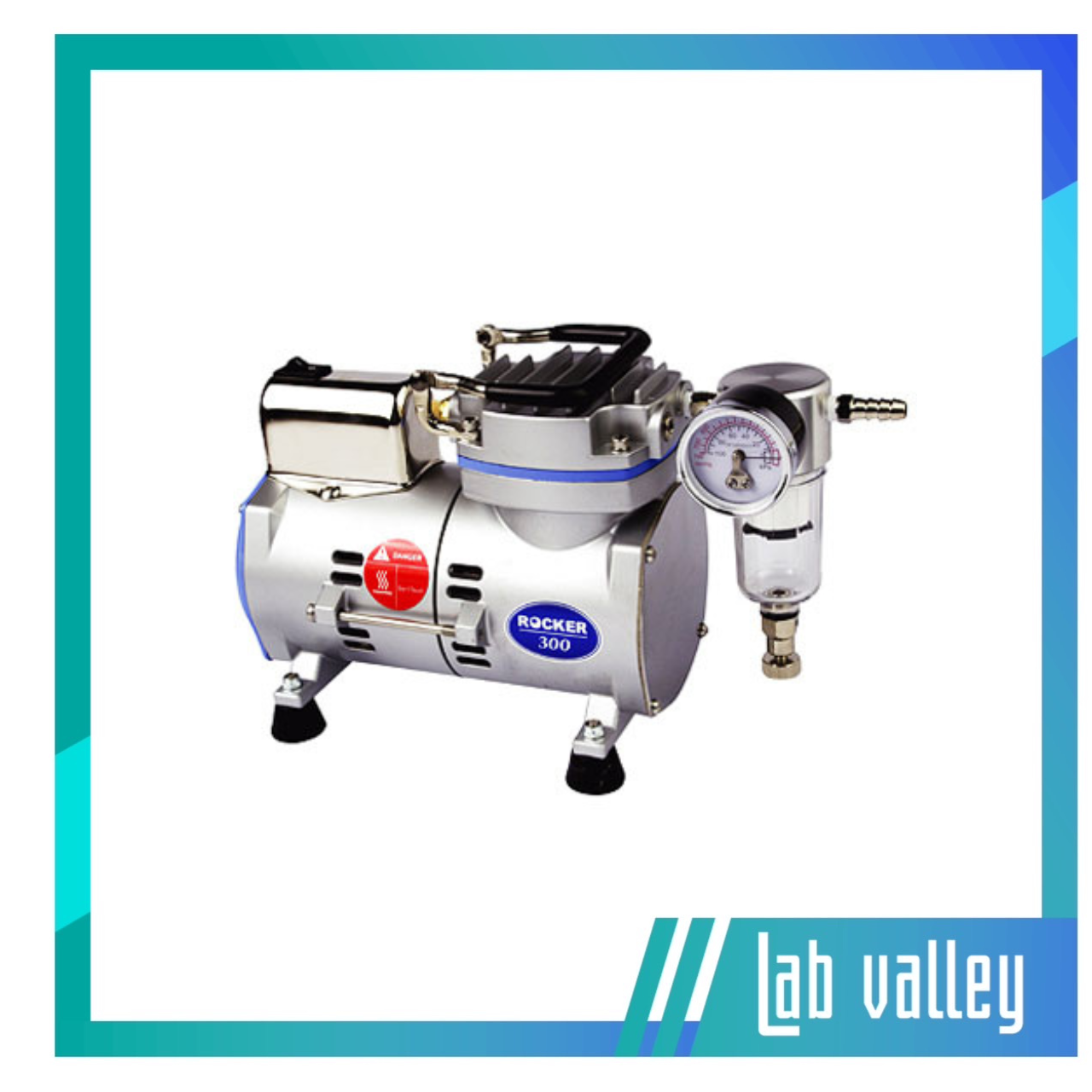 ปั้มสูญญากาศ (Vacuum pump) รุ่น Rocker 300 ยี่ห้อ Rocker, Taiwan แล็ป วัลเล่ย์ สารเคมี