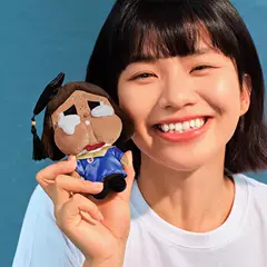 POPMART CRYBABY Sunset Concert Series Plush Pendant Blind Box Crying Baby Plush Doll ยกกล่อง 6ชิ้น