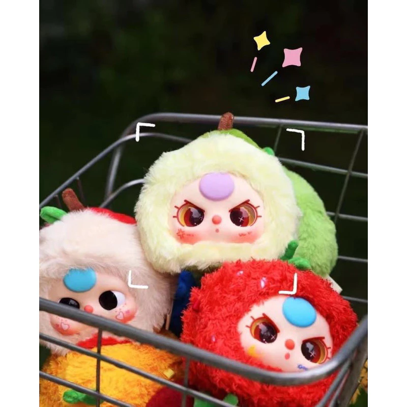 ของแท้💯 Baby Three Fruit V.4 ตุ๊กตาพวงกุญแจ ยกกล่อง 8P